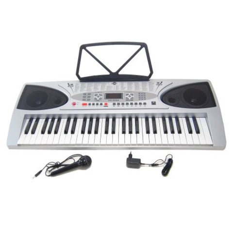 Electronic Keyboard MK2069 54 Keys with Illuminated Keys with Rec Functions, Intelligence Teaching, Illuminated Keys, Demo, Integrated Speakers