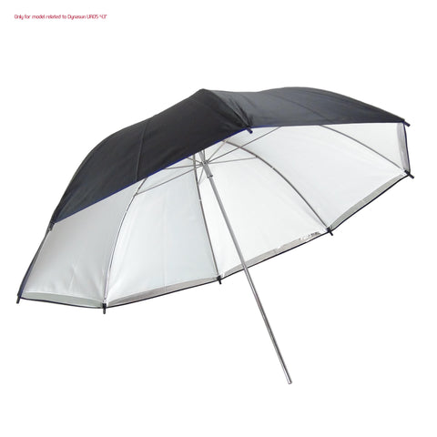 Regenschirm-Softbox DynaSun Multifunktions UR05 84cm weißer Diffusor und Silber/Schwarz