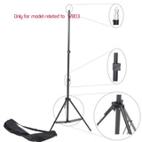 DynaSun W803 Professional Tripod Stand Extendable Height 220cm with Standard Spigot Connection and Transport Bag for Flash Illuminator Lights for Photographic Studio, Photos and Video